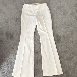 Burberry White Flare Pants